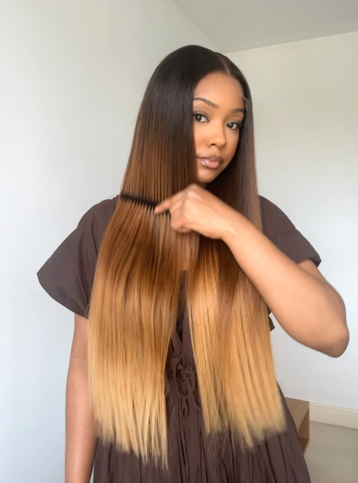 SIENNA - OMBRE 5x5 HD WIG - READY TO SHIP | SMALL CAP