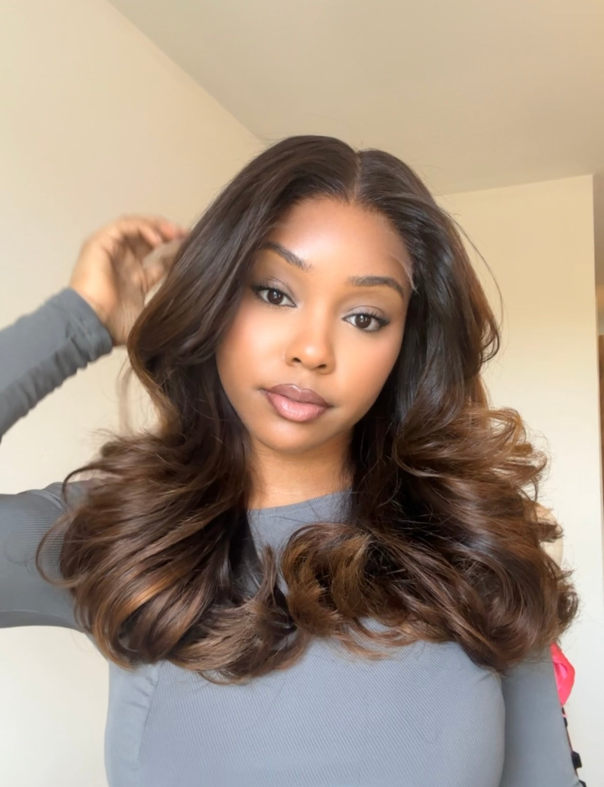 LAURA - 14" CHESTNUT 5x5 HD WIG - READY TO SHIP | SMALL CAP