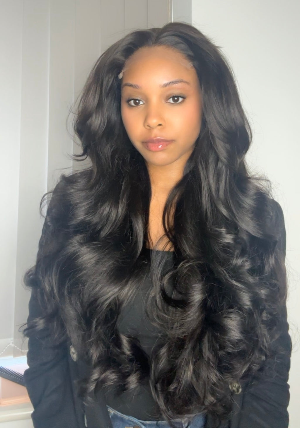 READY TO SHIP: 22" SOFT LAYERS 5x5 HD WIG  | MEDIUM CAP