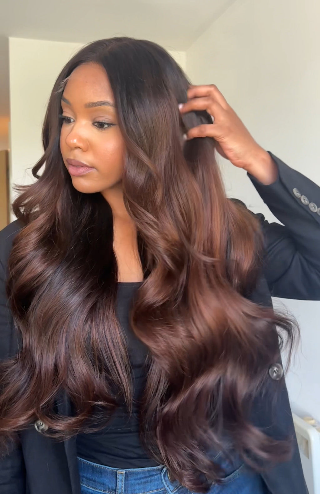 CASSIE - 22" 5x5 HD WIG - READY TO SHIP | MEDIUM CAP
