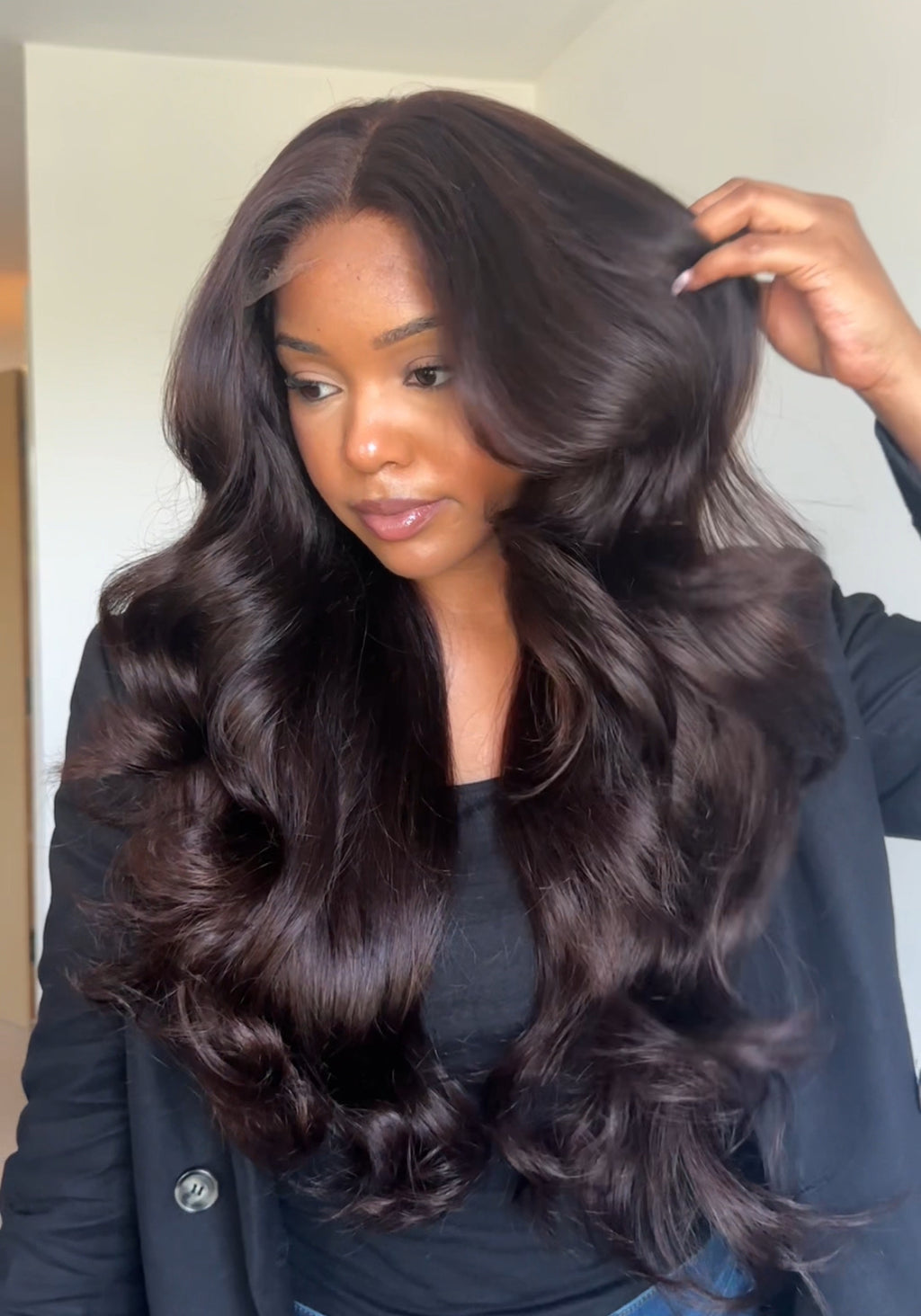 OLIVIA (MAHOGANY BROWN) - 20" 5x5 HD WIG - READY TO SHIP | LARGE CAP