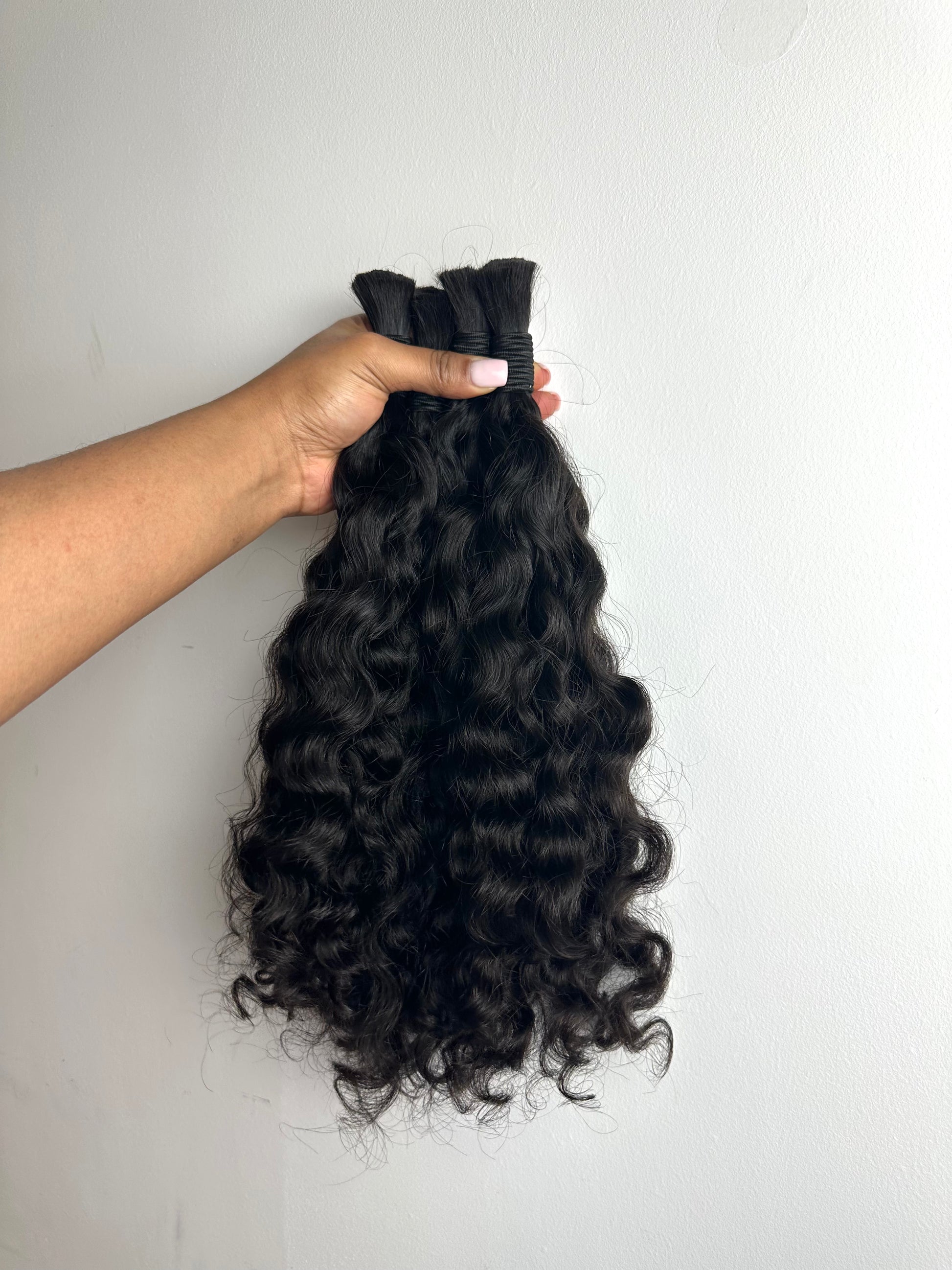 READY TO SHIP: CURLY BULK BRAIDING HAIR BUNDLE