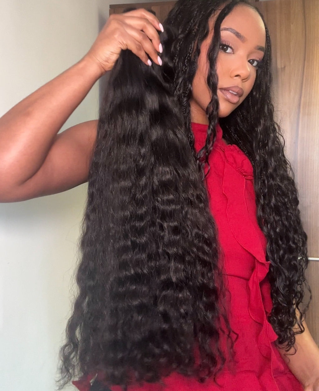 NEXT DAY SHIPPING: RAW INDIAN WAVY 24" BUNDLE x 3