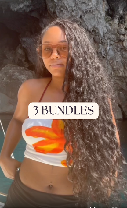 Deep Curly - 100% Human Braiding Bulk Hair (3 BUNDLE DEALS)