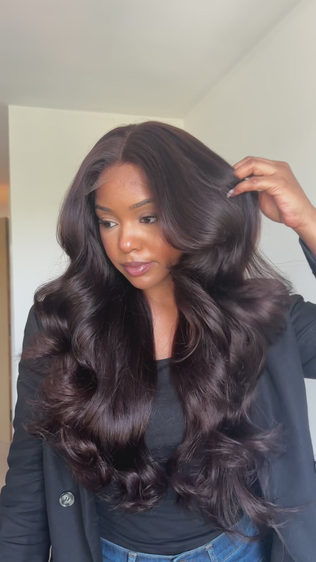 OLIVIA (MAHOGANY BROWN) - 20" 5x5 HD WIG - READY TO SHIP | LARGE CAP