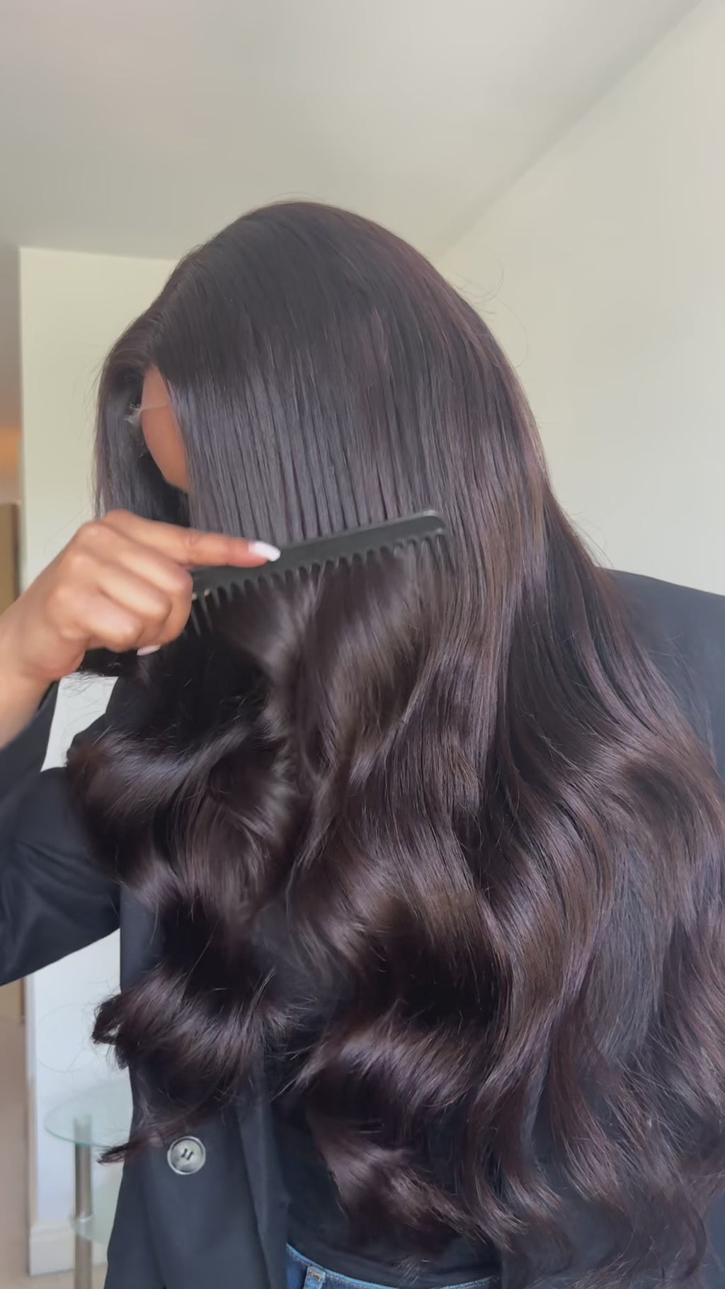SOFT LAYERS (MAHOGANY GLOSS) - 20" 5x5 HD WIG - READY TO SHIP | SMALL CAP